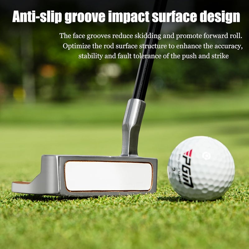 PGM Standing Golf Putter with Ball Pick-Up,for Men and Women,Ultra-Lightweight Graphite Shaft,Ultra Low Center of Gravity with Alignment Aid, Right-Handed & 34 inch - Image 5